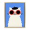 Stupell Industries Stylish French Cat Floating Frame, design by Jessica Beck